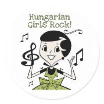 Hungarian Girls Rock stickers