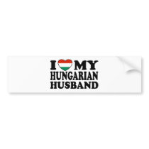 Hungarian Husband Bumper Sticker