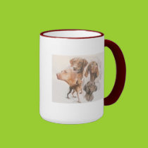 Hungarian Vizsla mugs