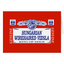Hungarian Wirehaired Vizsla Card