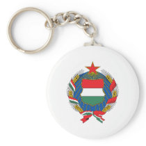 Hungary 1957 Coat Of Arms Keychain