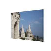 Hungary, capital city of Budapest. Buda, Castle Canvas Print
