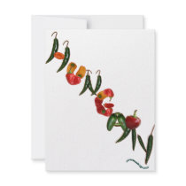 Hungary Chili Peppers Custom Invitation