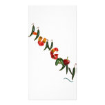 Hungary Chili Peppers Personalized Photo Card