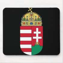 hungary coat of arms mouse pad