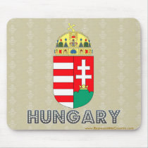 Hungary Coat of Arms Mouse Pad