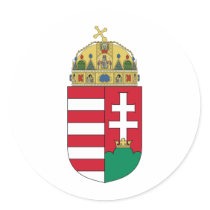 Hungary coat of arms stickers