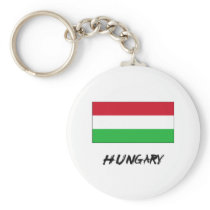 Hungary Flag Keychain