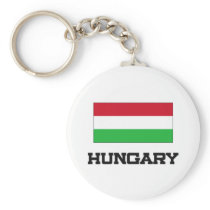 Hungary Flag Key Chain