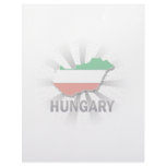 Hungary Flag Map 2.0 Personalized Letterhead
