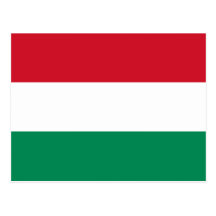 Hungary Flag Postcard