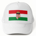 Hungary Flag w COA Hat