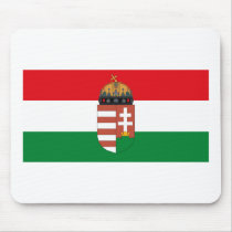Hungary Flag w COA Mousepad by FlagTshirts Hungary Flag w COA Mousepad