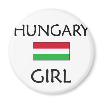 HUNGARY GIRL magnets by flagshirt HUNGARY GIRL magnets