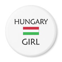 HUNGARY GIRL magnets by flagshirt HUNGARY GIRL magnets