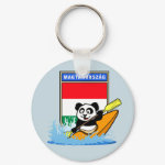 This cute panda bear is kayaking in front of a Hungarian flag! How cute is that? makes a perfect gift for active outdoor people from Hungary or kayaking fanatics in Hungary. Great for everyone who loves cute pandas and kayaking.