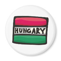 Hungary Magnet by worldtees Hungary Magnet