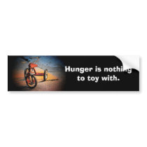 Hunger Bumper Sticker bumper stickers