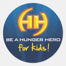Hunger Hero For Kids Stickers
