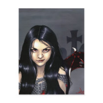 "Hunger Pains" Postcard
