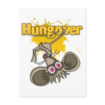 Hungover Mouse Postcard postcards