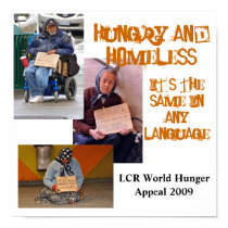 Hungry and Homeless posters