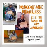 Hungry and Homeless posters