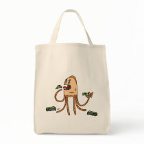 Hungry Bot - Grocery Tote bags
