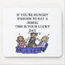 hungry enough to eat a horse mouse mat