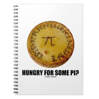 Hungry For Some Pi? (Pi On Baked Pie Humor) Journal