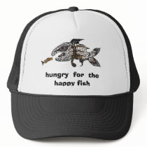 hungry  for  the happy fish hats
