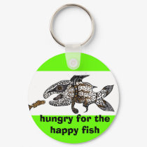 hungry for the happy fish keychains