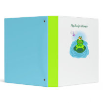 Hungry Frog, My Recipe Binder
