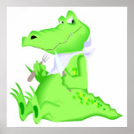 Hungry Gator Poster