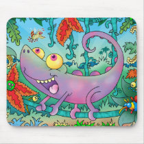 Hungry Gecko Mousepad by Hishterical Hungry Gecko Mousepad