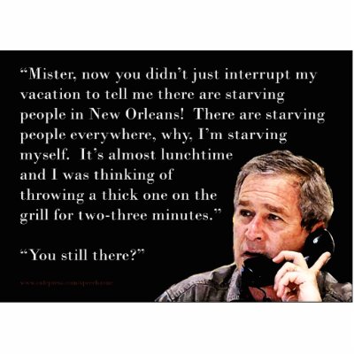 Hungry George W. Bush Photo Cut Out by The_Speech_Zone