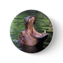 Hungry Hippo Pinback Button