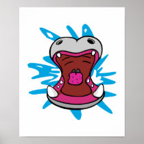 hungry hippo print
