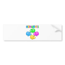 Hungry Hippos bumper stickers