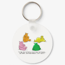 Hungry Hippos! - Keychain