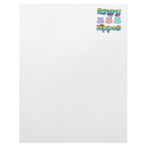 hungry  hippos personalized letterhead