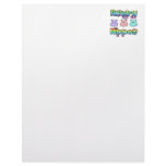 hungry  hippos personalized letterhead