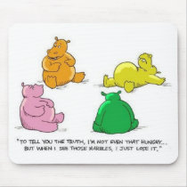 Hungry Hippos! - Mousepad