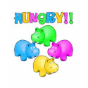 Hungry Hippos t-shirts