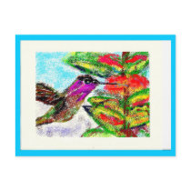 Hungry Hummer postcards
