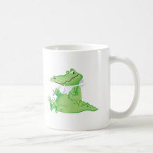 hungry hungry alligator coffee mug