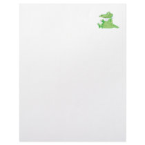 hungry hungry alligator customized letterhead