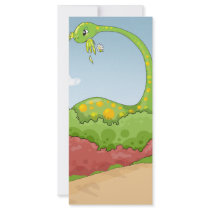 hungry hungry brontosaurus scene rack card template