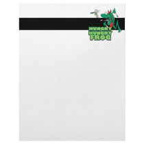 hungry hungry froggy frog animal cartoon letterhead design