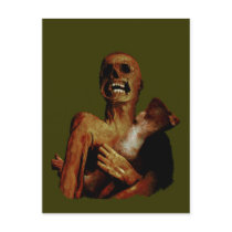 Hungry Hungry Zombie Postcard